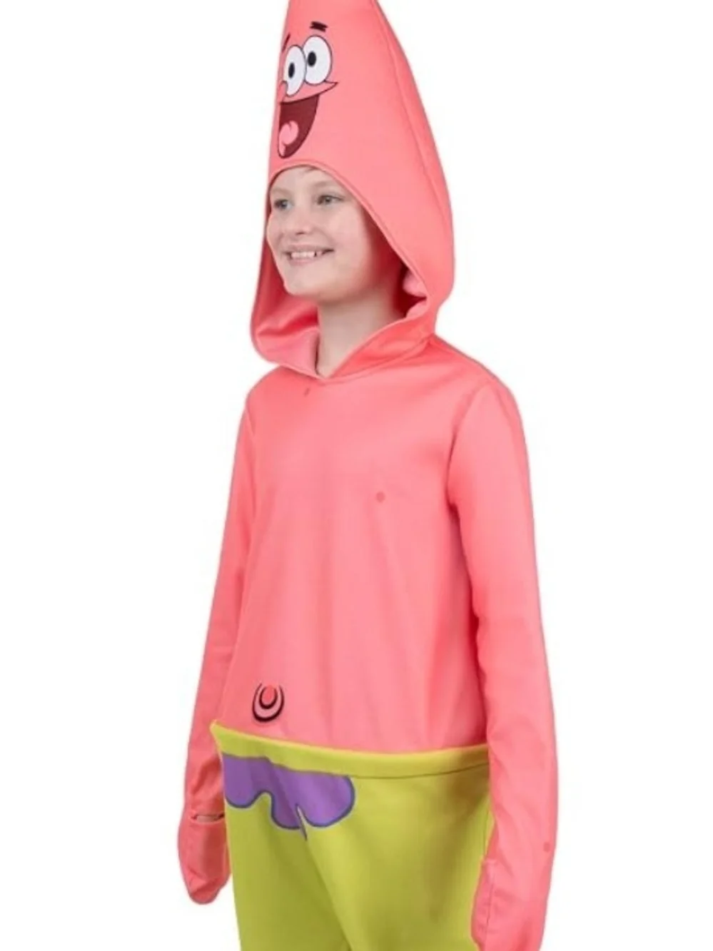 NWT Spongebob Squarepants Patrick Star One-Piece Halloween Costume - Kids Size 8